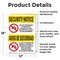 Signmission Drugs Or Alcohol Dismiss Bilingual OSHA Security Notice Sign, Vinyl Decal, 12in W x 18in L, 2PK OS-2PACK-SN-D-1218-L-11530 - alternate 6